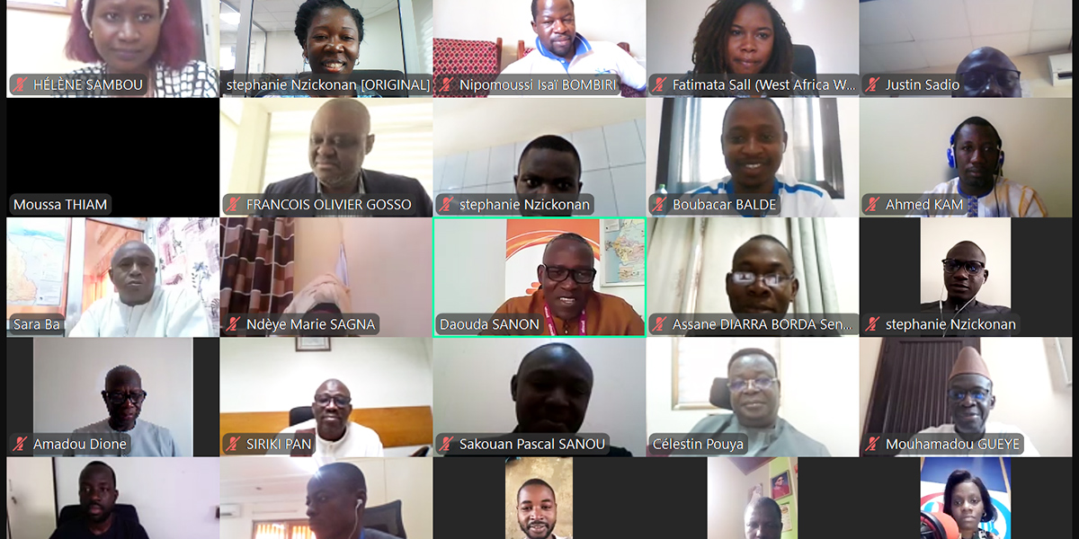 Photo des participants du webinaire